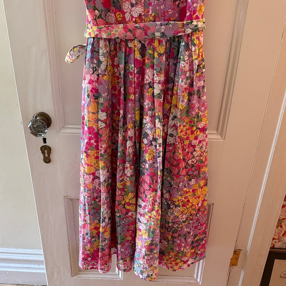 Kate Spade Multicolor Floral Midi Dress size 8 - Picture 9 of 12